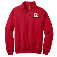 Marching Band Jerzees NuBlend 1/4-Zip Cadet Collar Sweatshirt Rutgers Marching Band