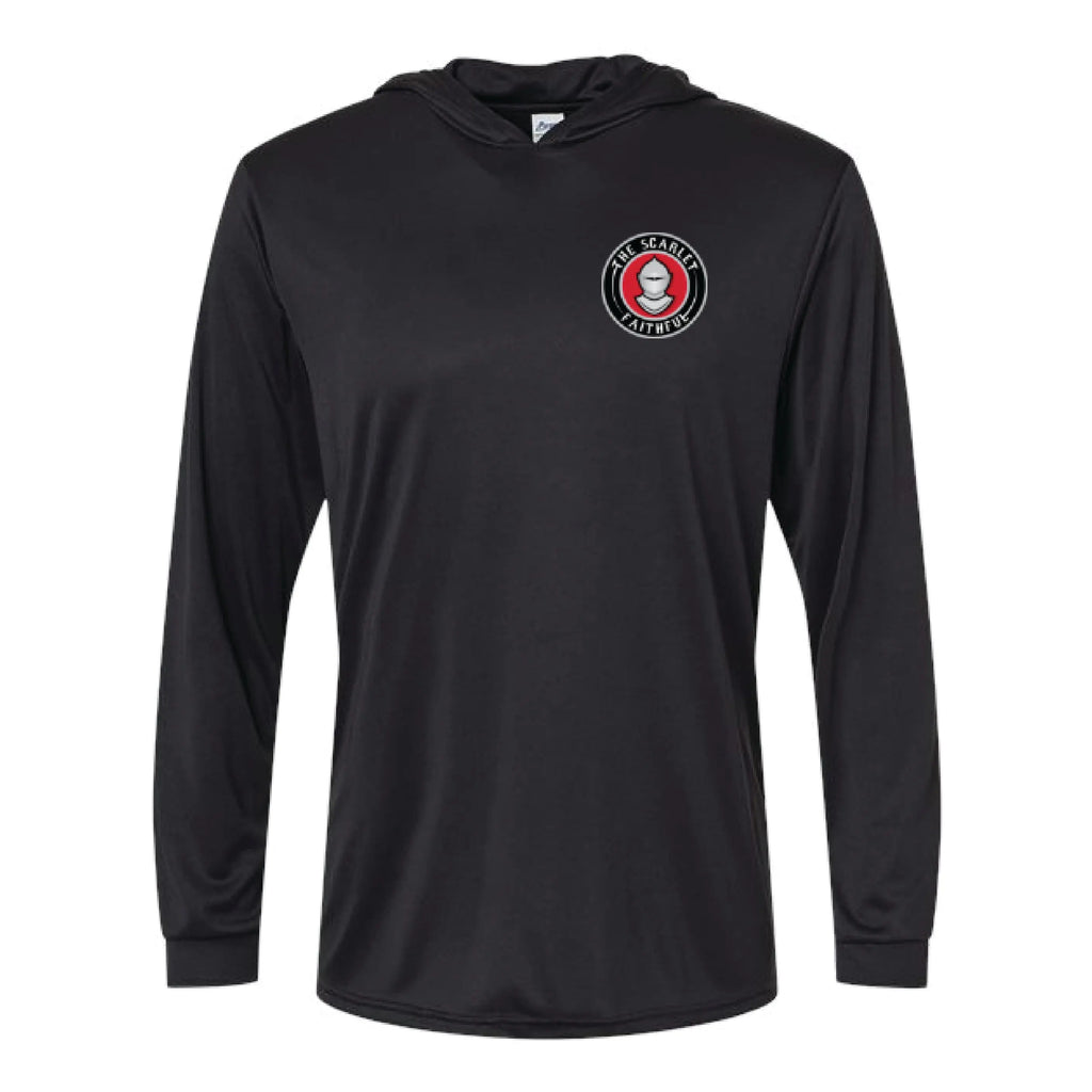 Scarlet Faithful Logo Performance Hoody Knight & Day Apparel