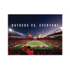 Rutgers vs Everyone Poster Knight & Day Apparel