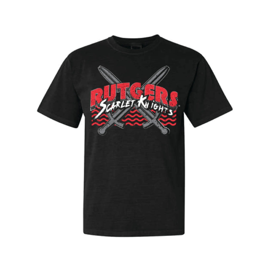 Rutgers Swords Crossover T-Shirt Knight & Day Apparel