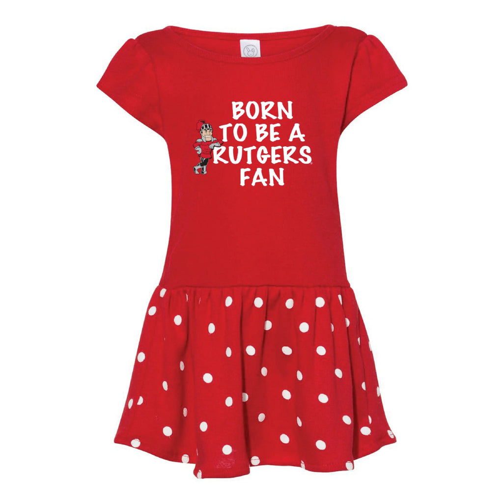 Born to Be Infant Baby Rib Dress Knight & Day Apparel