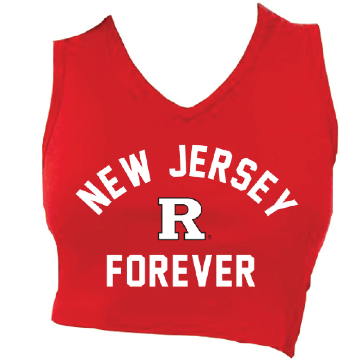 Women's NJ Forever V-Neck Crop Tank