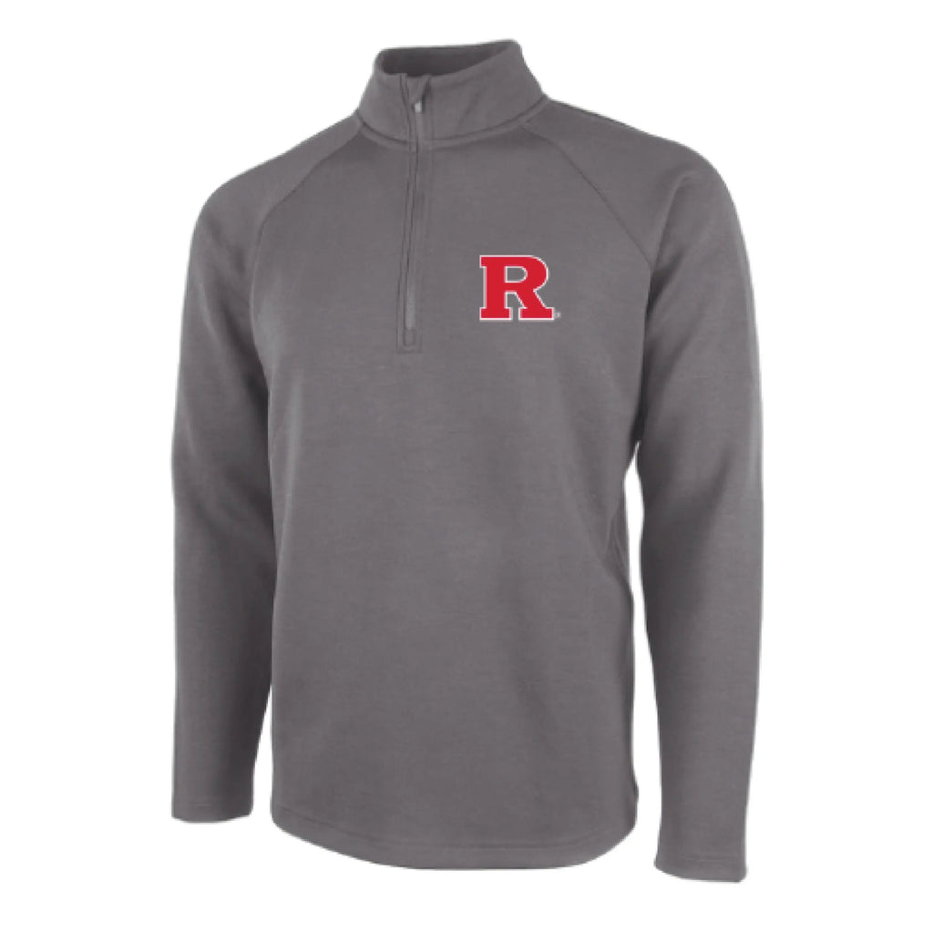 Embroidered "R Bar" Unisex Seaport Quarter Zip Knight & Day Apparel