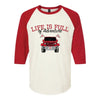 Life is Full of Adventure Raglan T-Shirt Knight & Day Apparel