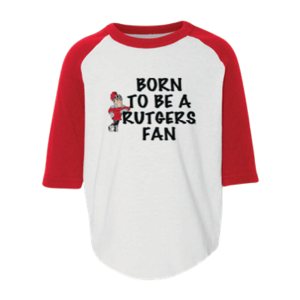 Born to Be Toddler Baseball T-Shirt Knight & Day Apparel