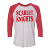 Scarlet Wave Baseball T-Shirt Knight & Day Apparel