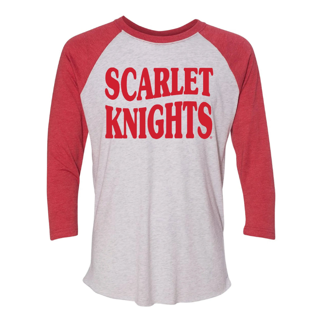 Scarlet Wave Baseball T-Shirt Knight & Day Apparel