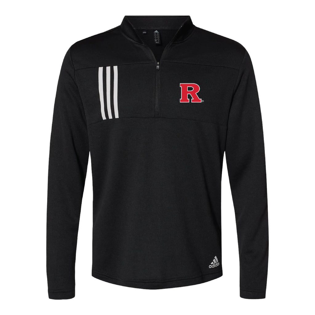 Embroidered "R Bar" Adidas Quarter Zip Knight & Day Apparel