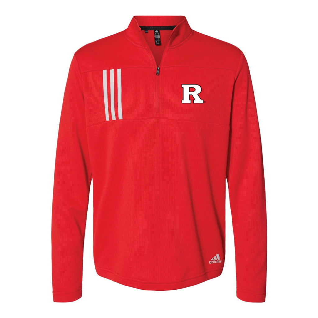 Embroidered "R Bar" Adidas Quarter Zip Knight & Day Apparel