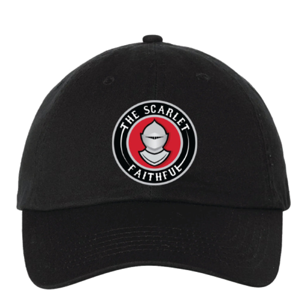 Scarlet Faithful Logo Hat Knight & Day Apparel