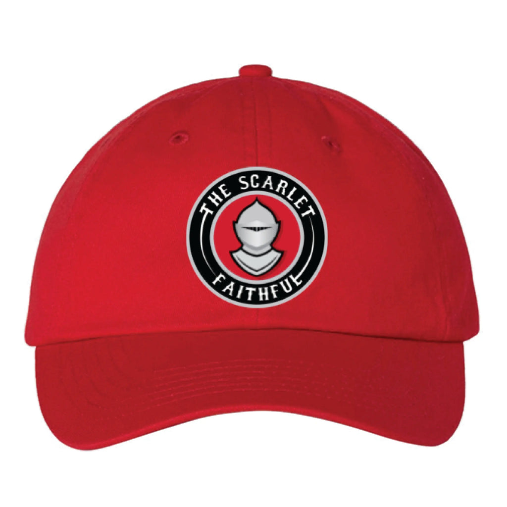 Scarlet Faithful Logo Hat Knight & Day Apparel