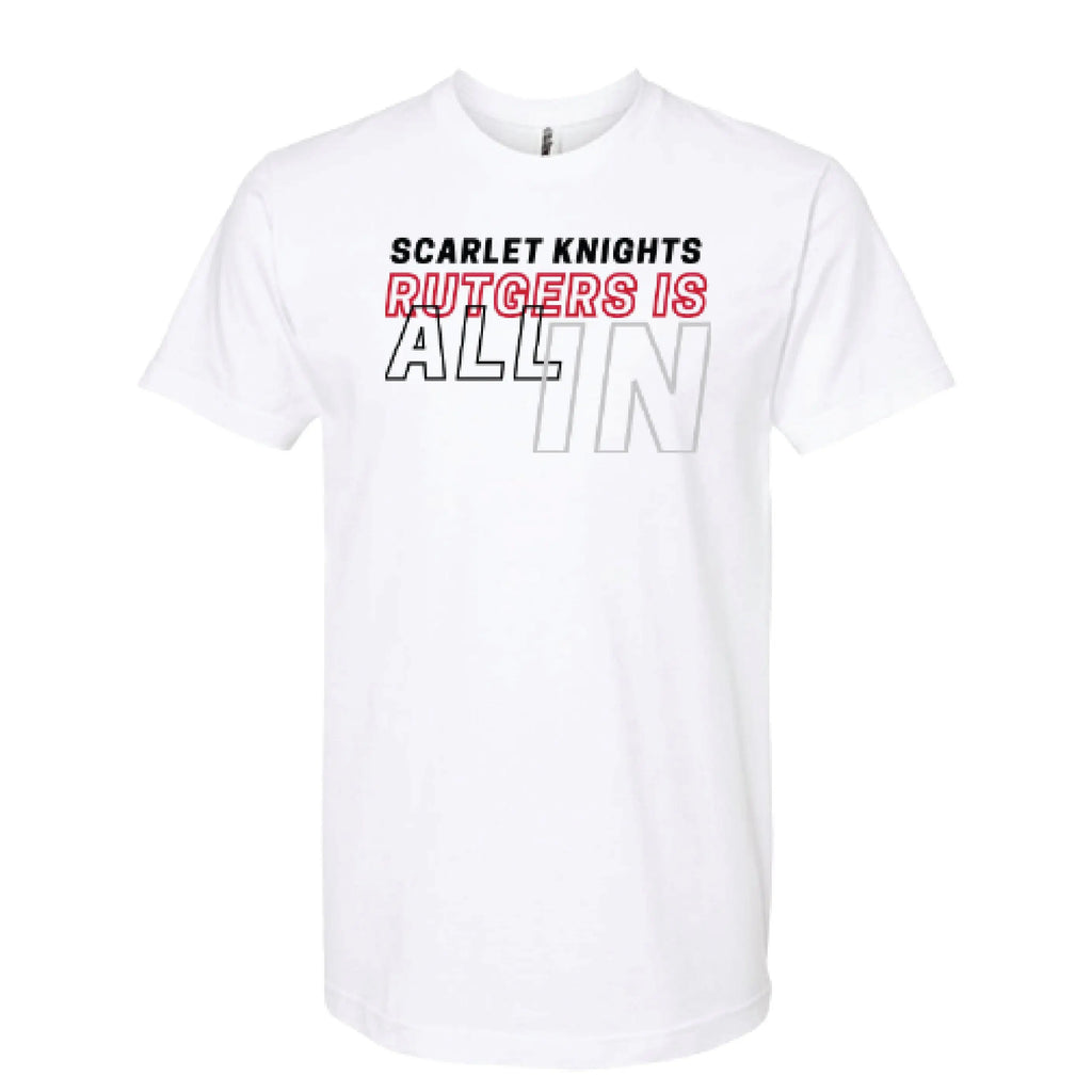 Rutgers Is All In T-Shirt Knight & Day Apparel