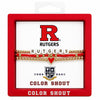Rutgers Scarlet Knights Love My College Bracelet Stack  Bracelet