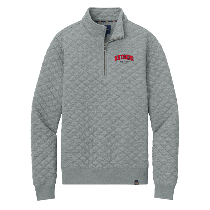 Alumni Brooks Brothers Diamond Quilt Quarter Zip Jacket  Outerwear