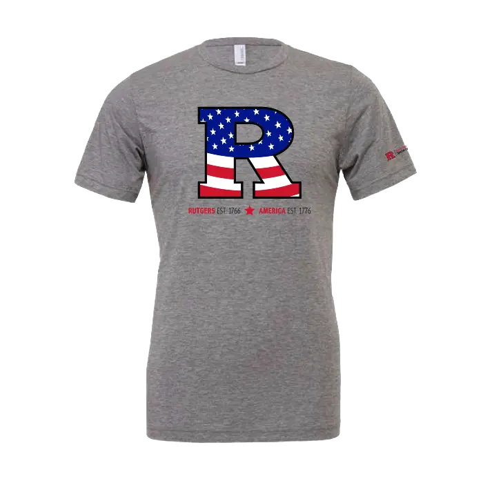 Rutgers R USA 250 Unisex Triblend T-Shirt USA 250 Collection