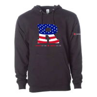 Rutgers R USA 250 Unisex Midweight Hooded Sweatshirt USA 250 Collection