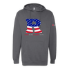 Rutgers R USA 250 Unisex Midweight Hooded Sweatshirt USA 250 Collection