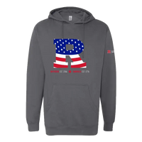 Rutgers R USA 250 Unisex Midweight Hooded Sweatshirt USA 250 Collection
