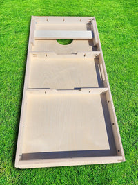 Rutgers Scarlet Knights Pro Cornhole Bean Bag Toss Game 24x48 with 8 Regulation 16oz Bags Baggo Inc