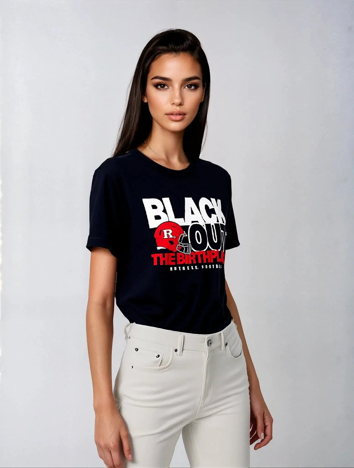 The Unofficial, Official Rutgers Football Blackout T-Shirt Knight & Day Apparel