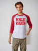 Scarlet Wave Baseball T-Shirt Knight & Day Apparel