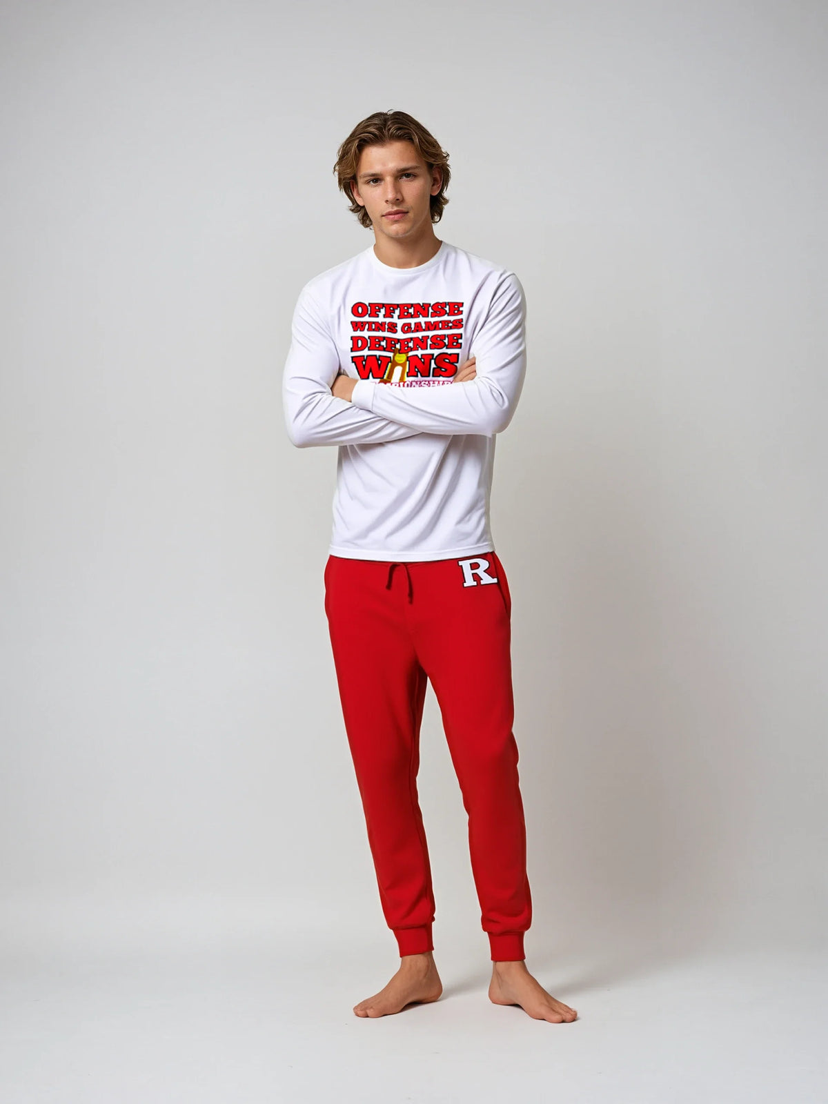 "R Bar" Fleece Sweatpants