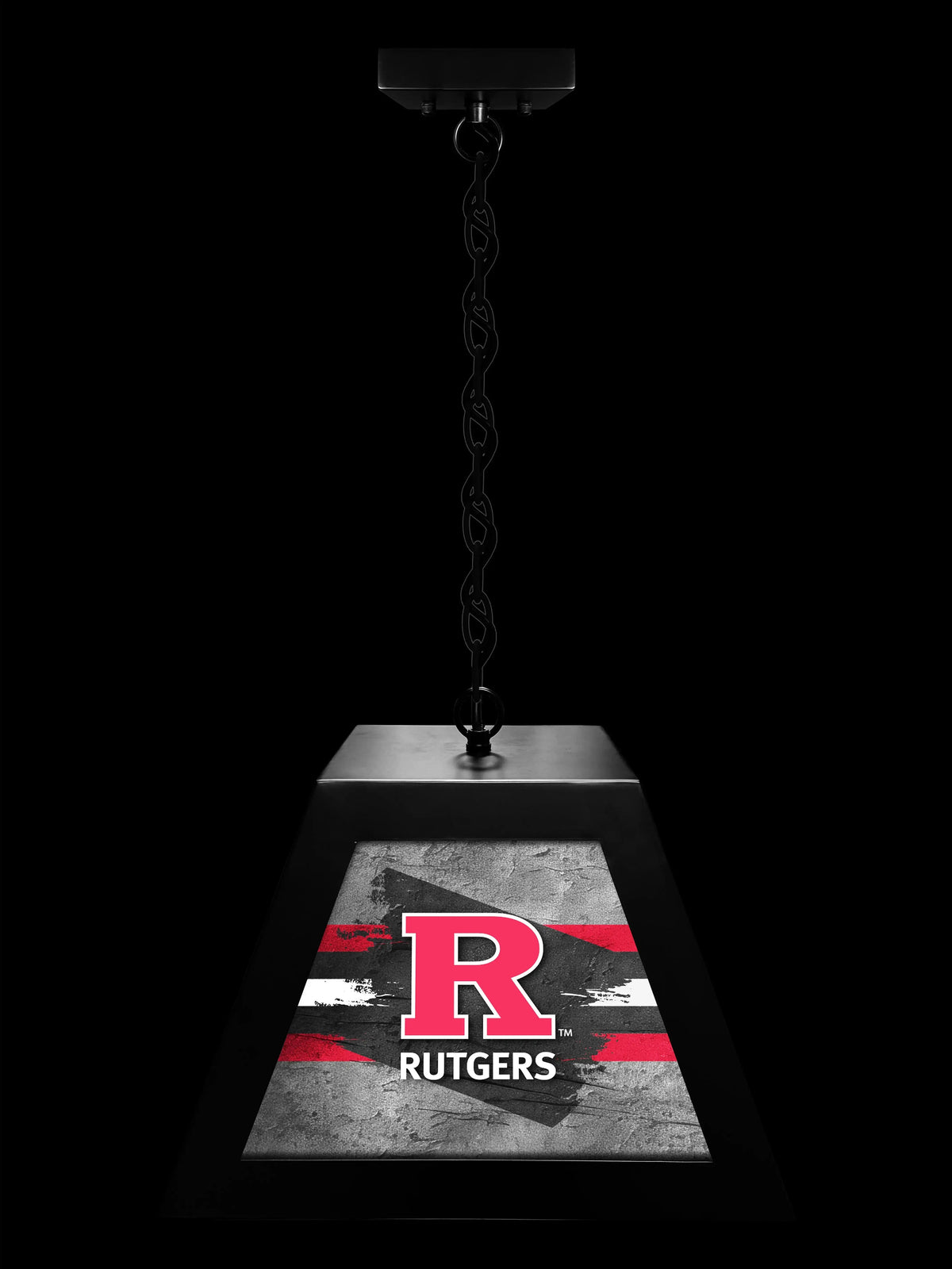 Rutgers Pendant Box Light Holland Game Room