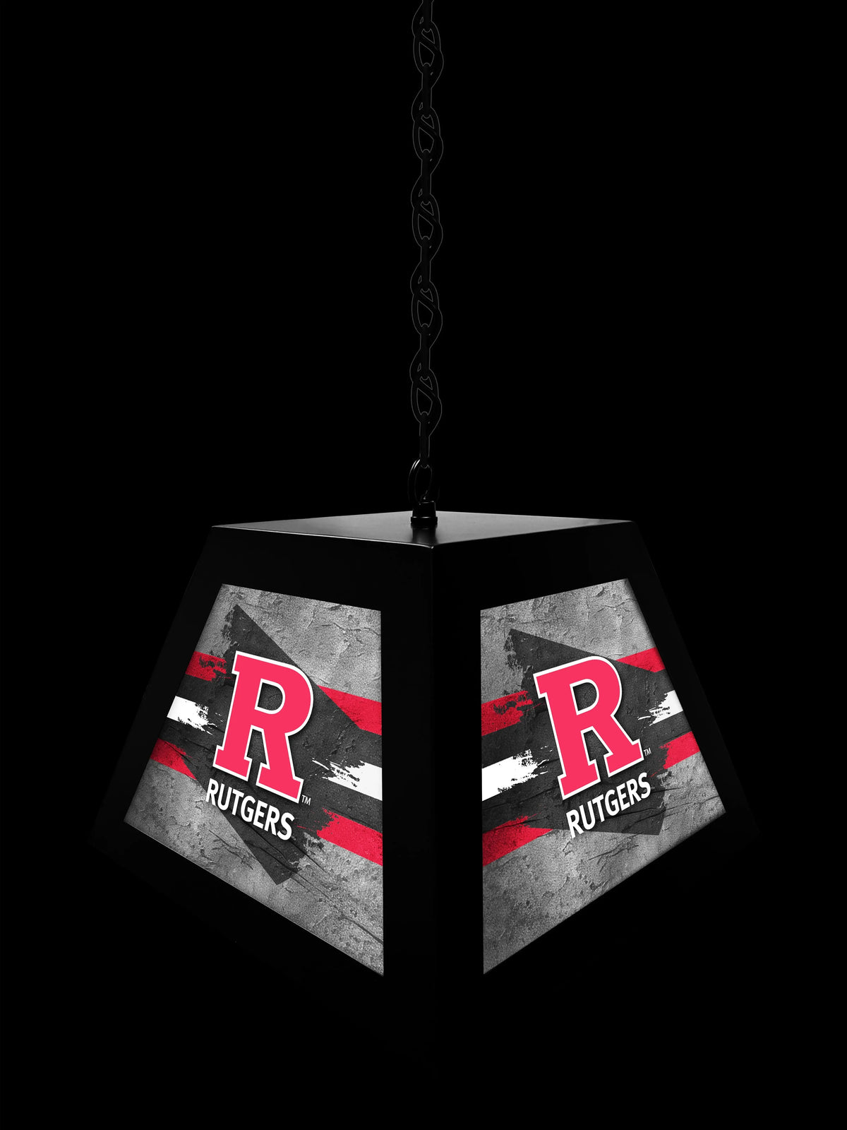 Rutgers Pendant Box Light Holland Game Room