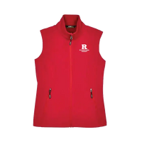 OTD Women's Cruise Two-Layer Fleece Bonded Soft Shell Vest Rutgers OTD