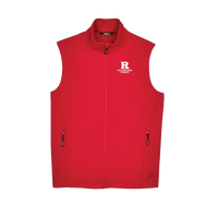 OTD Men's Cruise Two-Layer Fleece Bonded Soft Shell Vest Rutgers OTD