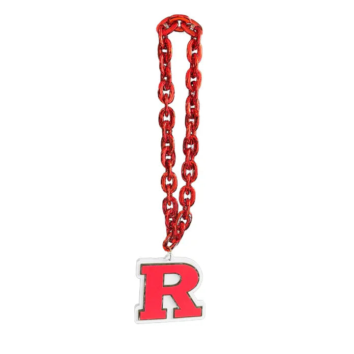 Rutgers 3D Big Chain Foam Necklace Knight & Day Apparel