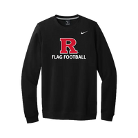 Nike Club Fleece Crew Rutgers Flag Football