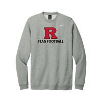 Nike Club Fleece Crew Rutgers Flag Football