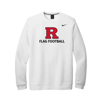 Nike Club Fleece Crew Rutgers Flag Football