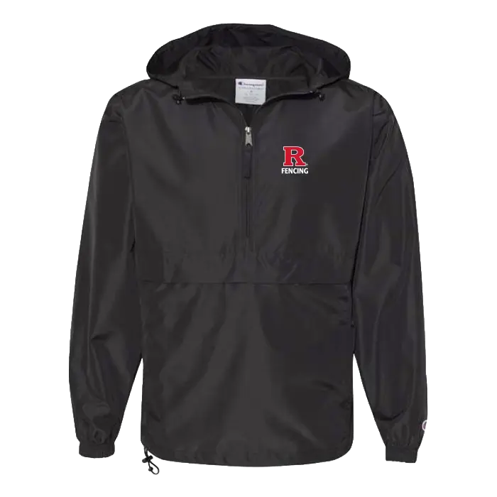 Fencing Unisex Packable Anorak Jacket Rutgers Fencing