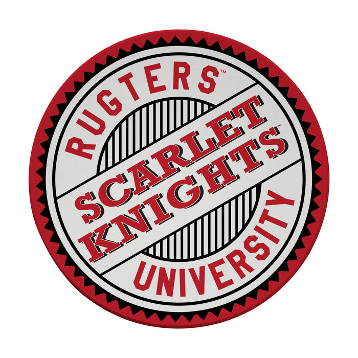 Bottle Cap Mascot Rutgers State University Circle Kendrick Home