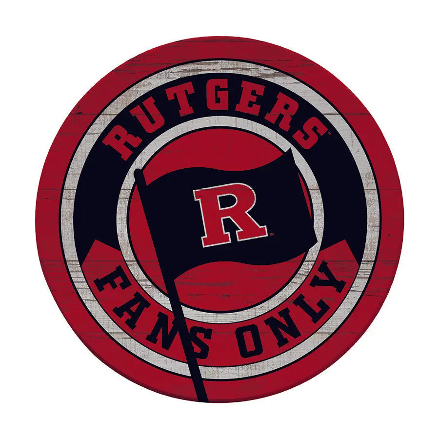 Fans Only Flag Rutgers State University Circle Kendrick Home
