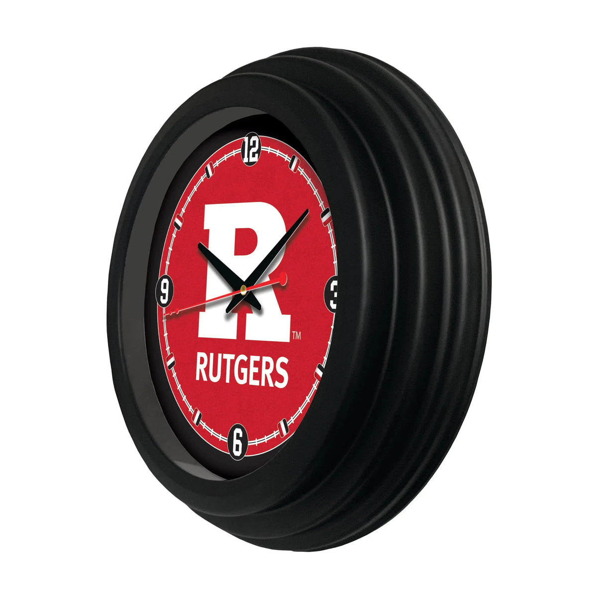 Rutgers 15" Traditional Wall Clock Holland Game Room