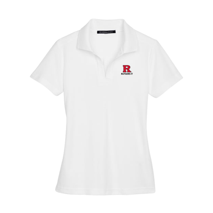 Rutgers IT Women's CrownLux Performance Plaited Polo