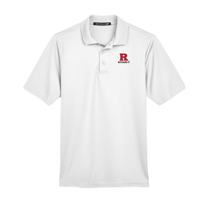 Rutgers IT Men's CrownLux Performance Plaited Polo