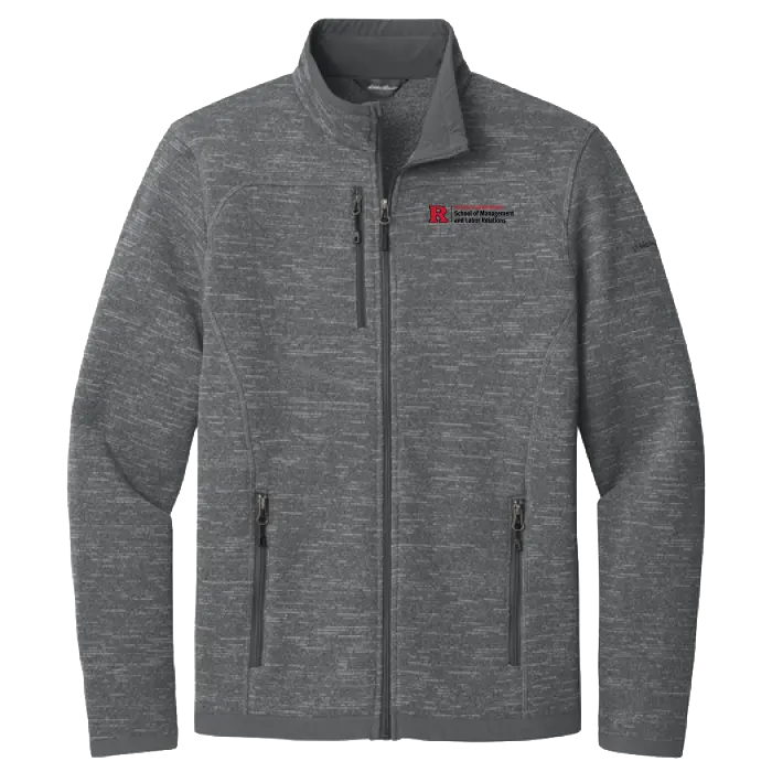 SMLR Eddie Bauer Sweater Fleece Full-Zip School of Management & Labor Relations