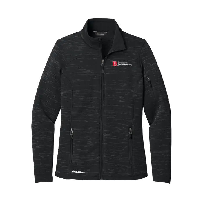 Nursing Eddie Bauer Women's Sweater Fleece Full-Zip Rutgers School of Nursing