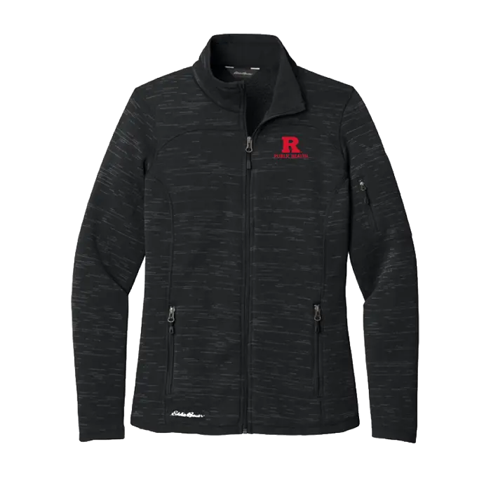 Public Health Eddie Bauer Women's Sweater Fleece Full-Zip Rutgers Public Health