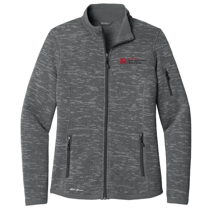 RWJMS Eddie Bauer Women's Sweater Fleece Full-Zip Robert Wood Johnson Medical School