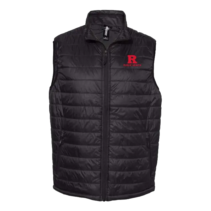 Public Health Men's Puffer Vest Rutgers Public Health