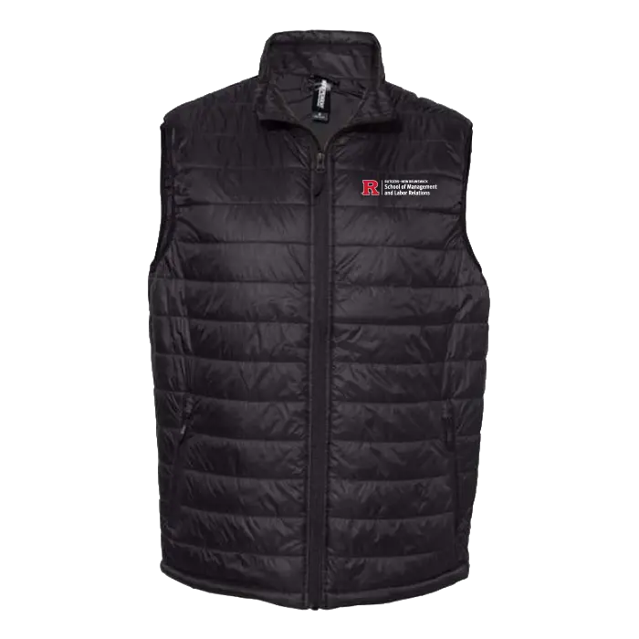 SMLR Men's Puffer Vest School of Management & Labor Relations