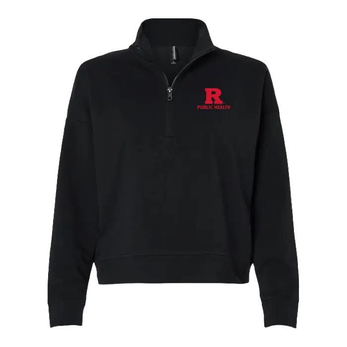 Public Health Women's Perform Quarter-Zip Pullover Rutgers Public Health