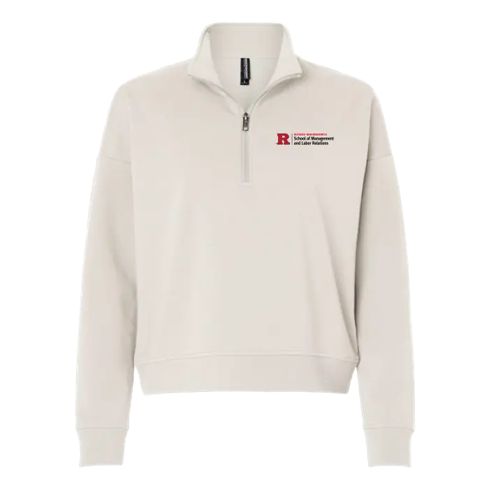 SMLR Women's Perform Quarter-Zip Pullover School of Management & Labor Relations