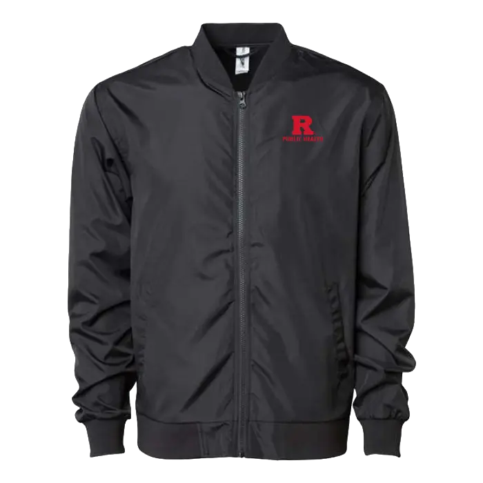 Public Health Unisex Lightweight Bomber Jacket Rutgers Public Health