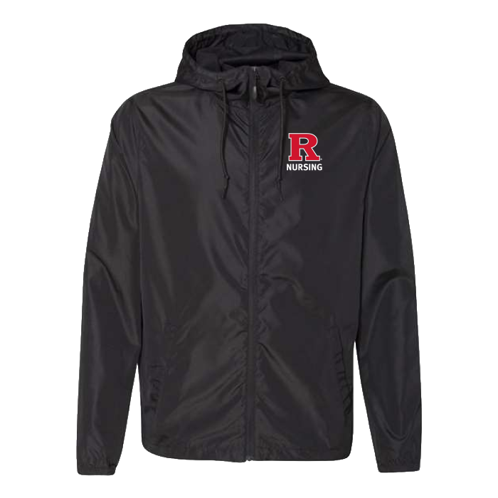 Lightweight Windbreaker Full Zip Jacket 